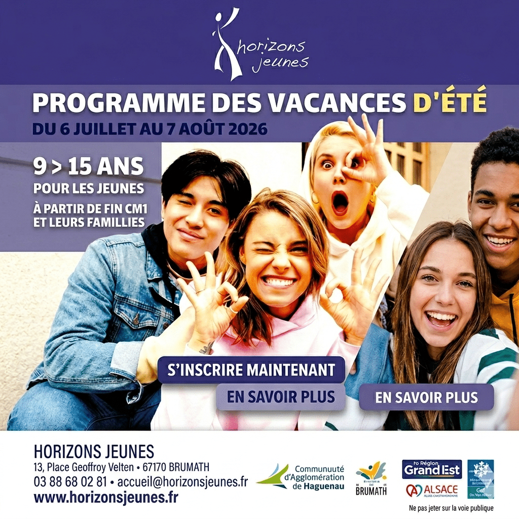 HORIZONS JEUNES ETE 2026